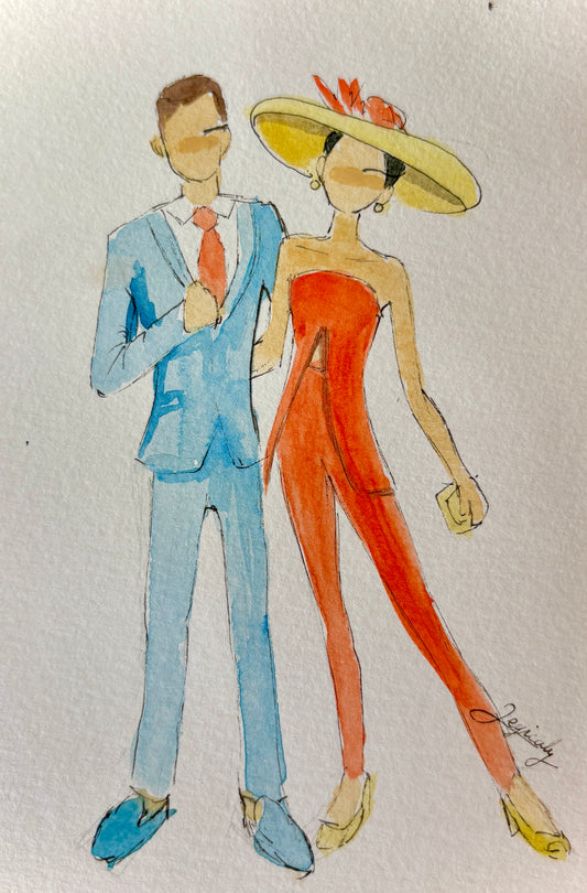 Retratos en vivo para bodas (máx 70 invitados)